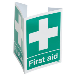 Altro First Aid Sign - 3D Projection - 200 x 200mm - Rigid Plastic