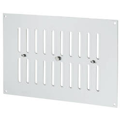 Touchpoint Hit & Miss Vent - 242 x 165mm - Satin Aluminium