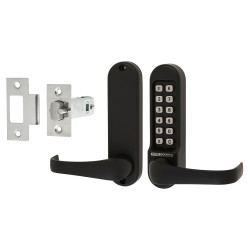 Codelocks CL510 External Marine Grade Push Button Code Lock and Latch - Black