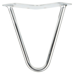 Altro Hairpin Leg - 2 Pin - 150mm Height - Chrome - Pair