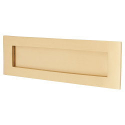 Letter Plate - 359 x 113mm - Satin Brass
