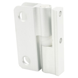 Premier Self Closing Toilet Cubicle Hinge - 17-19mm Panels - Satin Anodised Aluminium