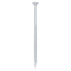 TIMCO C2 Exterior Pozi Countersunk Wood Screws - 5.0 x 100mm - Silver Organic - Pack of 100