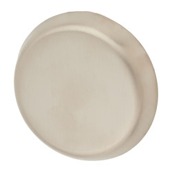 Eclipse Anti-Ligature Escutcheon - 62mm Diameter - Blank - Bolt Fix - Satin Nickel