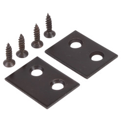 Bramah Rola Sash Window Stop Plate - 25 x 18mm - Bronze