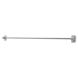 Altro Wardrobe Door Belt / Tie Rail - 380 x 30 x 21mm - Satin Chrome