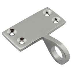 Altro Top Rail Mounting Sash Window Ring Lift - 48 x 22mm - Polished Chrome