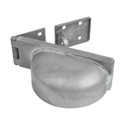 GateMate Padlock Protector - 180 x 50 x 64mm - Right Hand - Galvanised