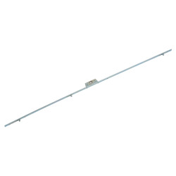 Avocet Single U-Rail Offset Espagnolette uPVC Window Lock - 1000mm Length - 20mm Backset - 8mm Cam