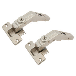 Blum CLIP Top Bi Fold Cabinet Hinge - 60° - Sprung - Zinc Plated - Pair
