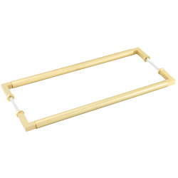 Burlington by Frelan Satin Brass 20mm D-Bar Door Pull Handle - B2B - 425mm c/c - Westminster Range