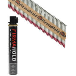 TIMCO FirmaHold First Fix Nail and Gas - Ring - 34° Angled - 2.8 x 50mm - FirmaGalv - 1 Fuel Cell