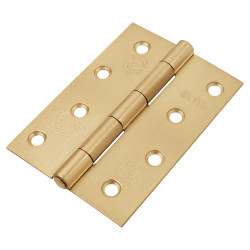 Altro Steel Grade 7 Butt Fire Door Hinge - 100 x 70 x 2mm - Satin Brass - Pair