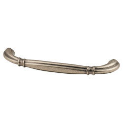 Altro Ivy 14mm D-Bar Cabinet Pull Handle - 128mm Centres - Antique Pewter