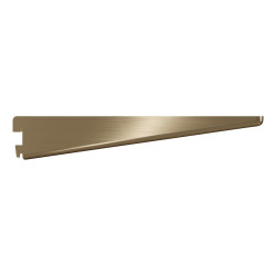 Rothley Twin Slot Shelf Bracket - 270mm Length - Antique Brass