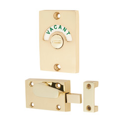 Touchpoint Traditional Indicator Bolt - Polished Brass