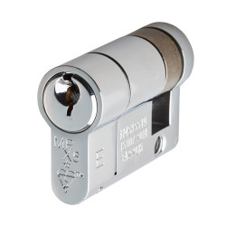 Eurospec 1 Star 6 Pin 46mm Euro Single Cylinder - 36 + 10mm - Polished Chrome - Keyed to Differ