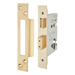 Altro Architectural Euro Profile Sashlock - 78mm Case - 57mm Backset - PVD Brass