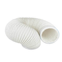 Manrose 6"/150mm PVC Flexible Ducting - 3000mm - White