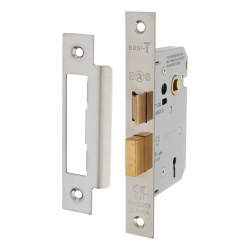 Touchpoint Contract 3 Lever Sashlock - 76mm Case - 57mm Backset - Polished Nickel