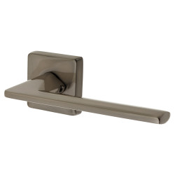 Hampstead Anthracite Grey Door Handles on Square Rose - Skye Range