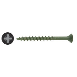 Vida Treated Decking Screw - 4.5 x 75mm - Green - Pack of 200