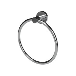 Fitzroy of London Style Towel Ring - 180 x 170 x 50mm - Polished Chrome
