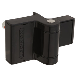 Locinox Puma Quick Fix Adjustable 2-Way Compact Gate Hinge - 106.5 x 60mm - Black - Pair