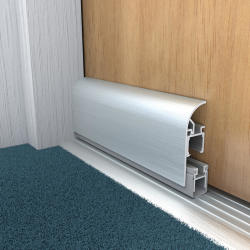 Norsound Applic A Sliding Door Acoustic Drop Seal - 1055mm Length