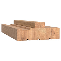 LPD Fire-Rated Hardwood Door Lining with Loose Stop - Unfinished - FD30 - 2130 x 108 x 32mm - Oak