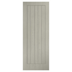 LPD Cottage 5 Panel Pre-Finished Laminate Semi-Solid Internal Door - 1981 x 686 x 35mm - Grey