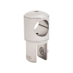 Intermediate Support With 360° Swivel - 6-12mm Glass - Polished Stainless Steel