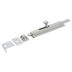 Jedo Imperial Universal Door Bolt - 150 x 40mm - Polished Chrome