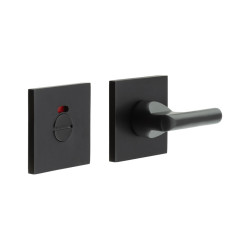 CRES by Frelan CRES804 Square Bathroom Turn & Release with Indicator - 54 x 54mm - Matt Black