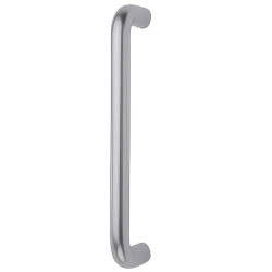 Altro 19mm D-Bar Door Pull Handle - Bolt Fix - 425mm Centres - Satin Aluminium