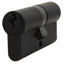 Touchpoint 5 Pin 60mm Euro Double Cylinder - 30 + 30mm - Matt Black - Keyed to Differ