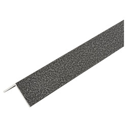Rothley 2500mm Aluminium Angle - Equal Sided - 23.5 x 23.5 x 1mm - Pewter Effect