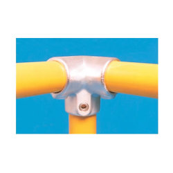 Elbow Connector - Key Clamp System - 90° (3 way) - Galvanised