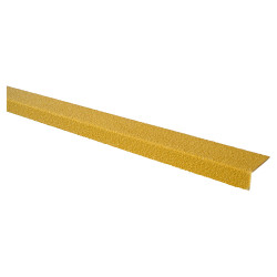 Blue Diamond Heavy Duty Anti Slip Stair Nosing Strip - 1000 x 70 x 30mm - Yellow