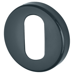 Hoppe AR600/28 Nylon Escutcheon - 52mm Diameter - Oval - Anthracite Grey - Pair