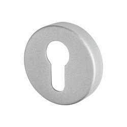 Touchpoint Puma Escutcheon - 53mm Diameter - Euro - Satin Aluminium