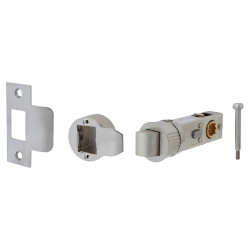 Altro Quick Latch Privacy Tubular Latch - 71mm Case - 57mm Backset - Satin Nickel