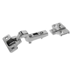 Klug Clip-On Cabinet Hinge - 110° - Inset - Zinc Plated - Pack of 100 Pairs