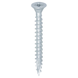 TIMCO C2 Exterior Pozi Countersunk Wood Screws - 5.0 x 50mm - Silver Organic - Pack of 200