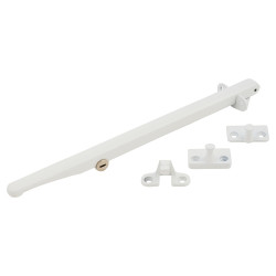 Fab & Fix Craftsman Locking Bar Casement Window Stay - 11"/280mm Length - White