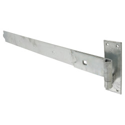 Heavy Duty Cranked Hook & Band Gate Hinge - 1200 x 60mm - Galvanised - Pair