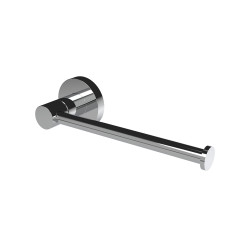 Fitzroy of London Style Round Toilet Roll Holder - 70 x 190 x 93mm - Polished Chrome
