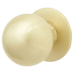 Touchpoint Ball Cabinet Knob - 25mm Diameter - Satin Brass