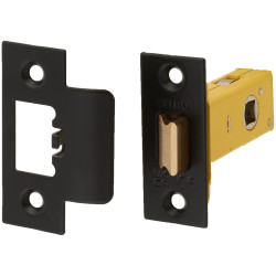 Altro Heavy Duty Tubular Latch - 65mm Case - 44mm Backset - Square - Matt Black