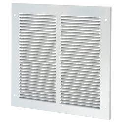 Lorient Vent Cover Grille - 295 x 295mm to suit Transfer Vent 250 x 250mm - Satin Silver